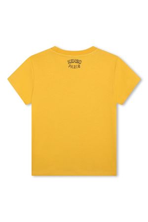 yellow cotton tshirt KENZO KIDS | K6076556A